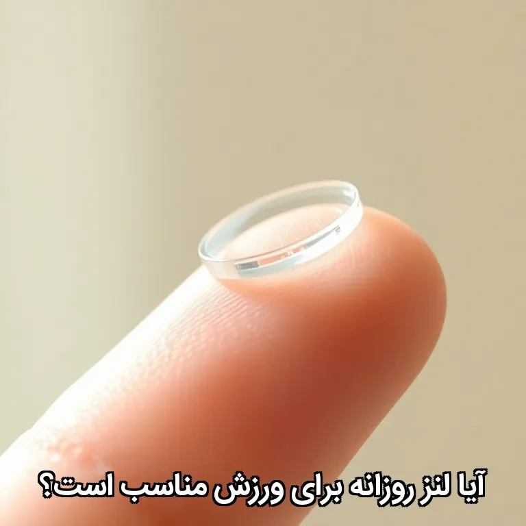 آیا لنز روزانه برای ورزش مناسب است؟
