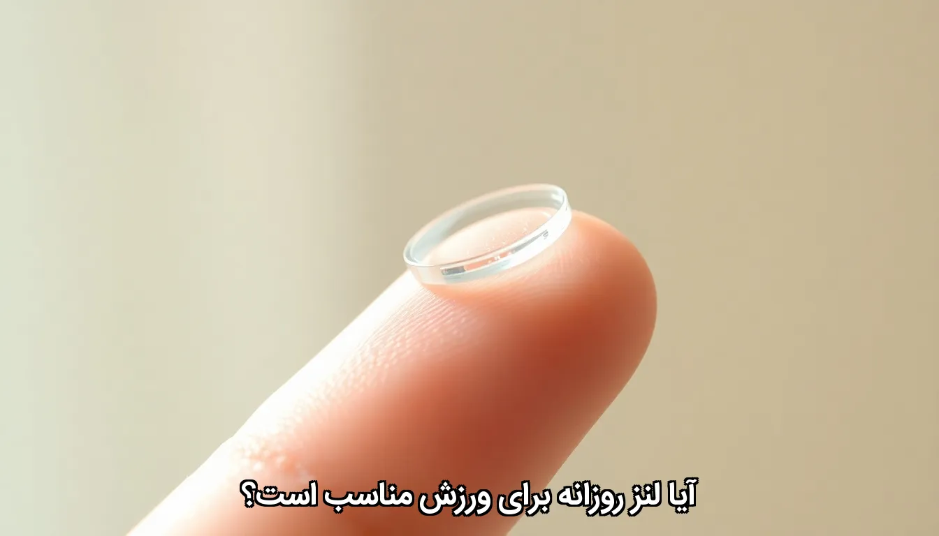 آیا لنز روزانه برای ورزش مناسب است؟