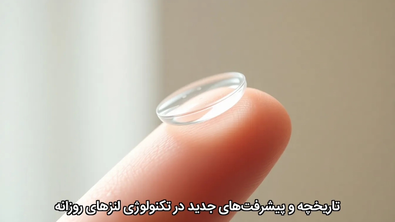 تاریخچه و پیشرفت‌های جدید در تکنولوژی لنزهای روزانه