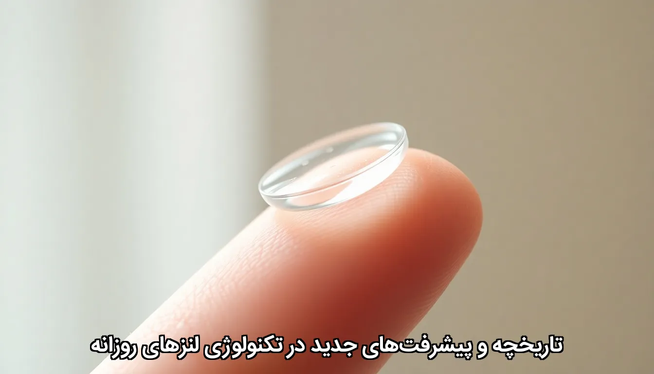 تاریخچه و پیشرفت‌های جدید در تکنولوژی لنزهای روزانه