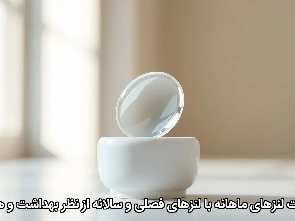 تفاوت لنزهای ماهانه با لنزهای فصلی و سالانه از نظر بهداشت و هزینه