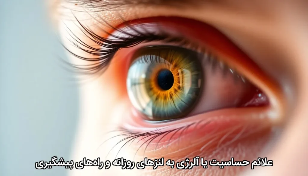 علائم حساسیت یا آلرژی به لنزهای روزانه و راه‌های پیشگیری
