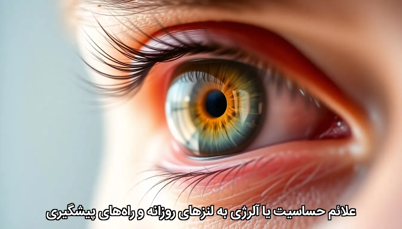 علائم حساسیت یا آلرژی به لنزهای روزانه و راه‌های پیشگیری