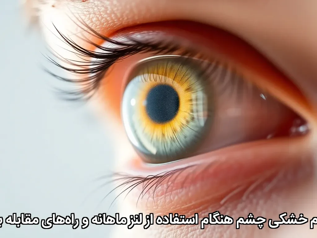 علائم خشکی چشم هنگام استفاده از لنز ماهانه و راه‌های مقابله با آن