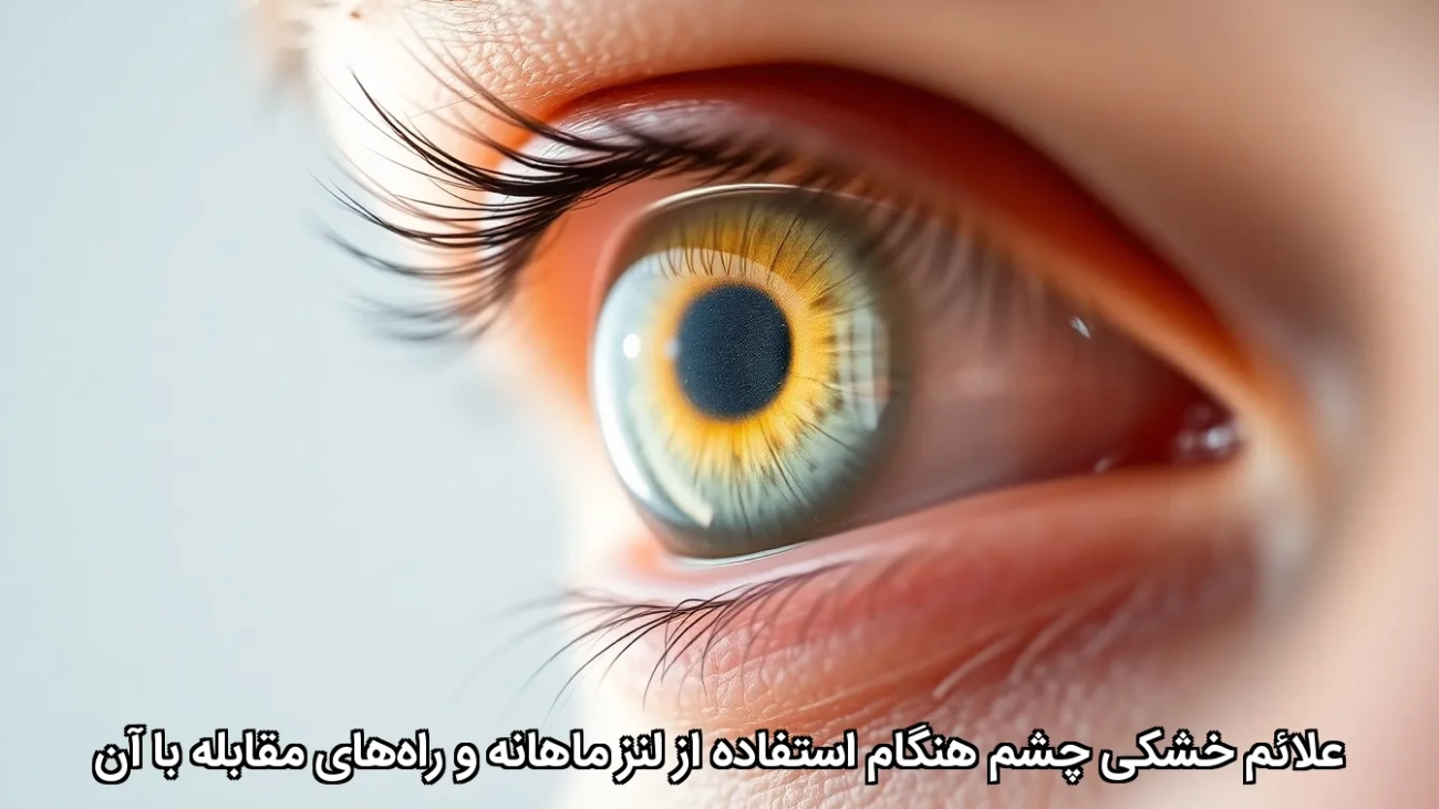 علائم خشکی چشم هنگام استفاده از لنز ماهانه و راه‌های مقابله با آن