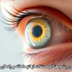 علائم خشکی چشم هنگام استفاده از لنز ماهانه و راه‌های مقابله با آن