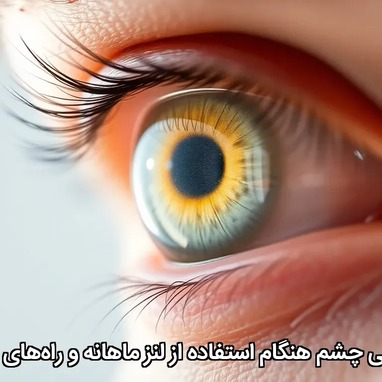علائم خشکی چشم هنگام استفاده از لنز ماهانه و راه‌های مقابله با آن