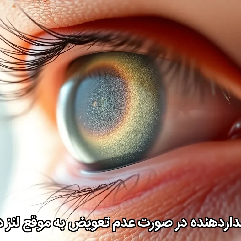 علائم هشداردهنده در صورت عدم تعویض به موقع لنز دوهفته‌ای