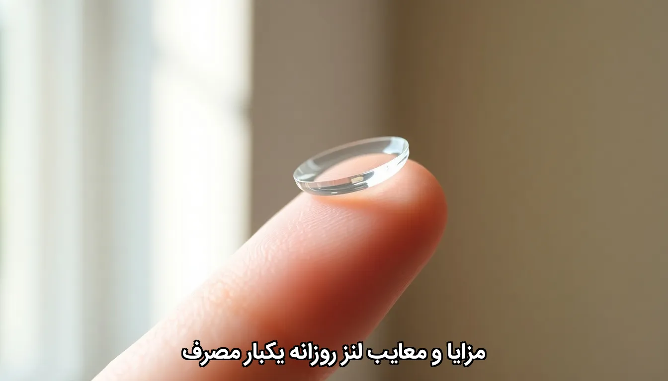 مزایا و معایب لنز روزانه یکبار مصرف