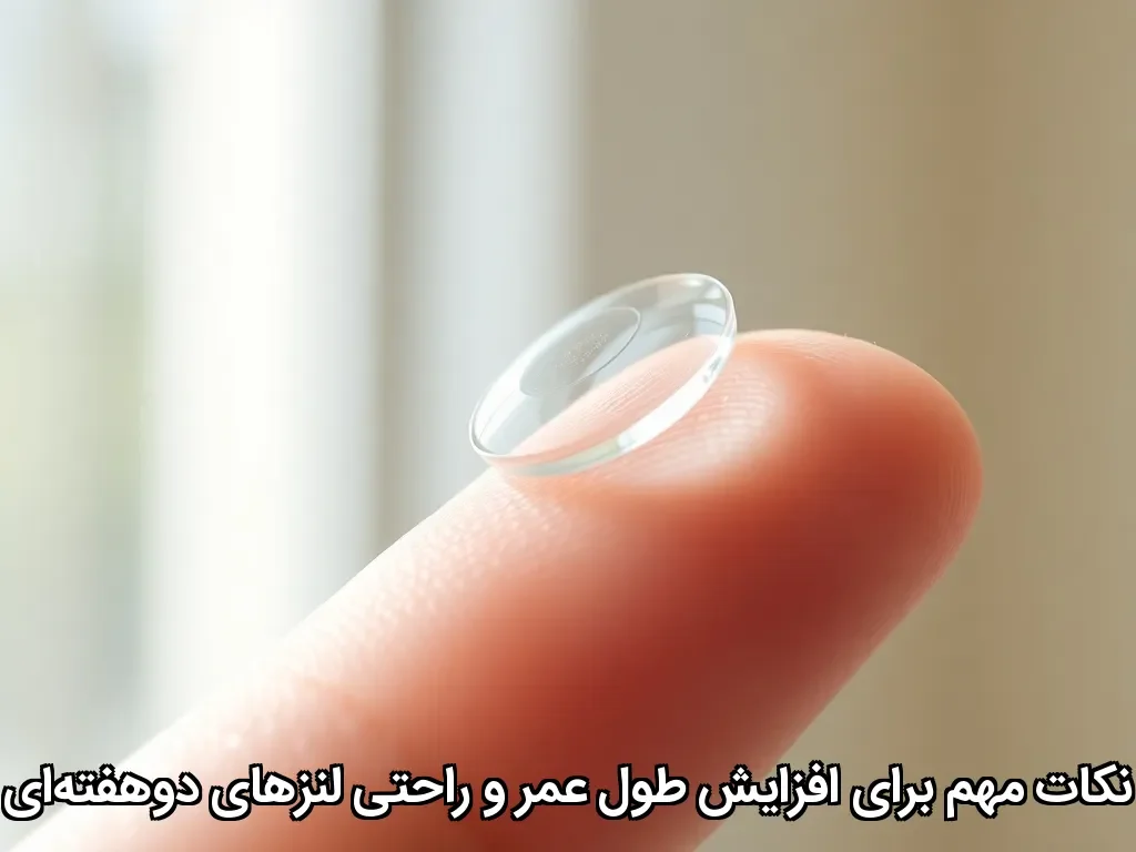 نکات مهم برای افزایش طول عمر و راحتی لنزهای دوهفته‌ای