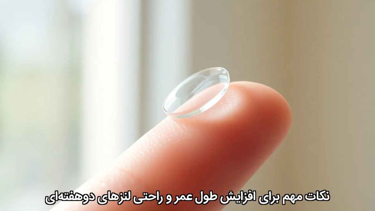 نکات مهم برای افزایش طول عمر و راحتی لنزهای دوهفته‌ای