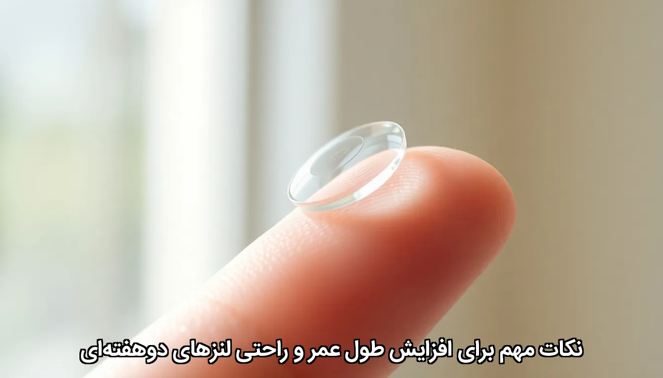 نکات مهم برای افزایش طول عمر و راحتی لنزهای دوهفته‌ای