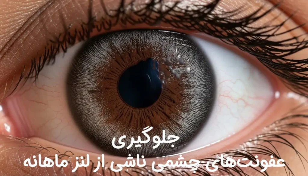چگونه از عفونت‌های چشمی ناشی از لنز ماهانه جلوگیری کنیم؟