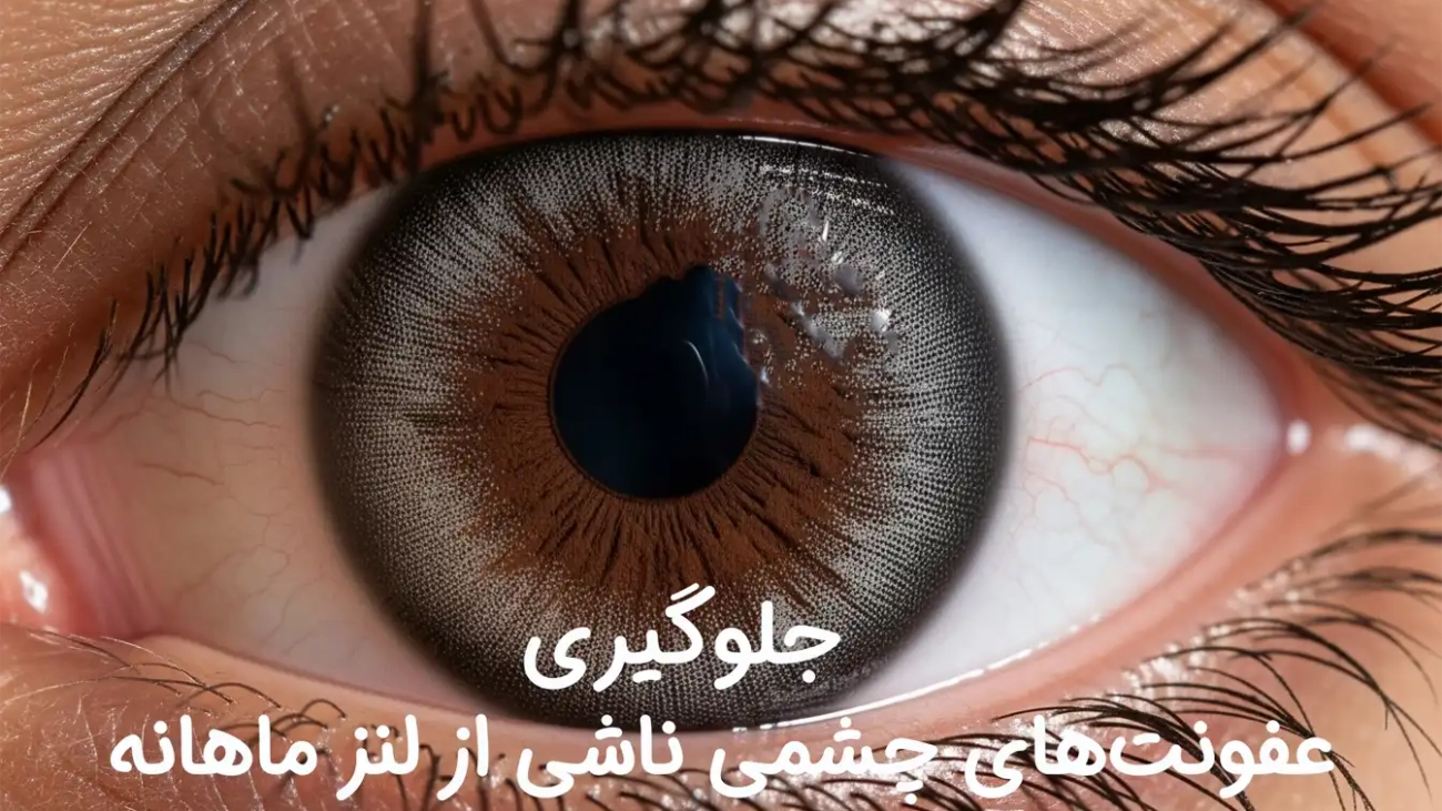 چگونه از عفونت‌های چشمی ناشی از لنز ماهانه جلوگیری کنیم؟