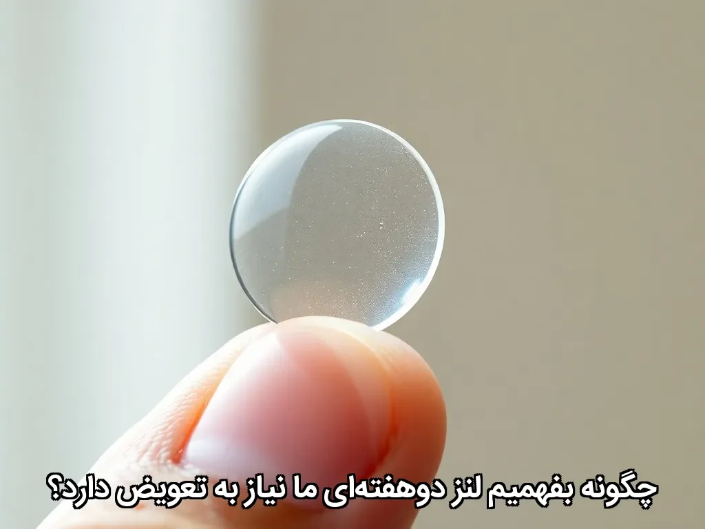 چگونه بفهمیم لنز دوهفته‌ای ما نیاز به تعویض دارد؟