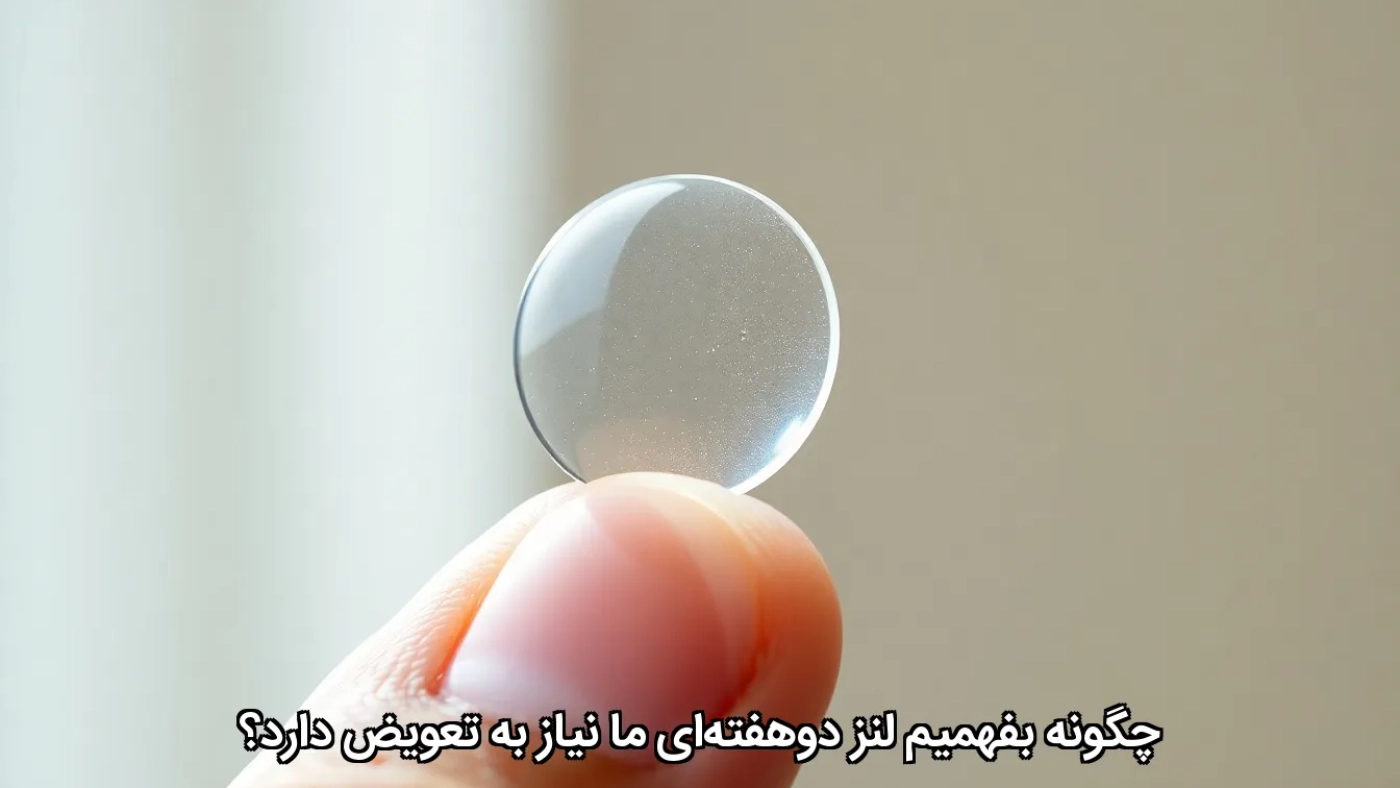 چگونه بفهمیم لنز دوهفته‌ای ما نیاز به تعویض دارد؟