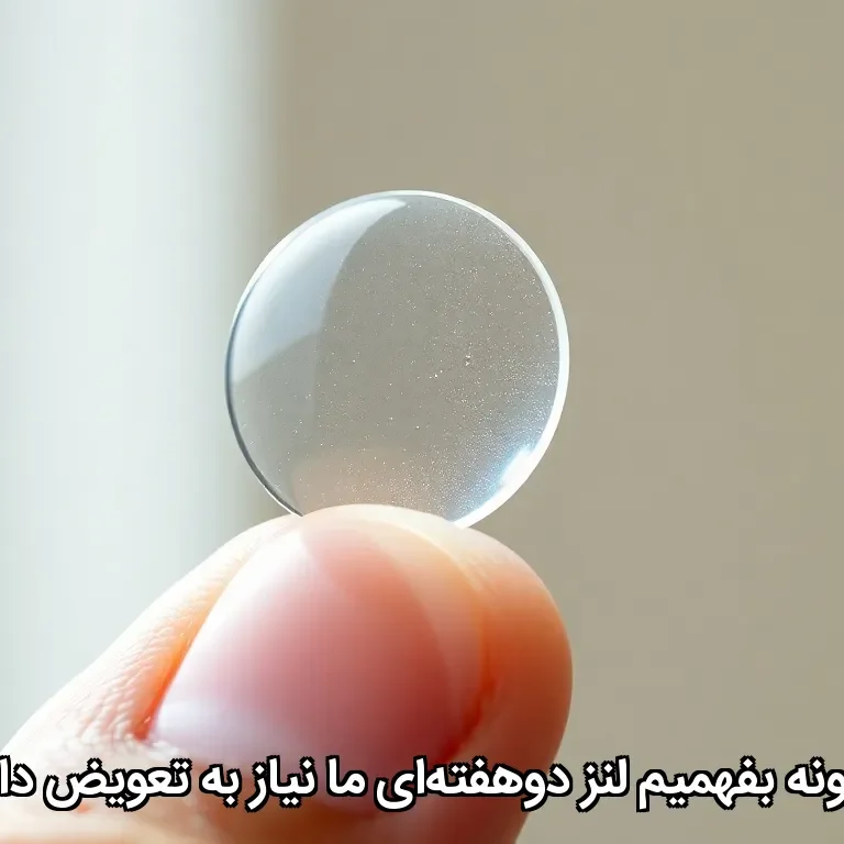 چگونه بفهمیم لنز دوهفته‌ای ما نیاز به تعویض دارد؟
