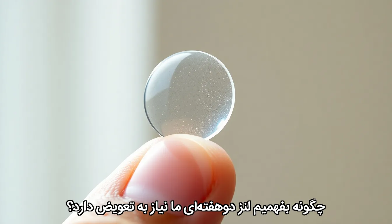 چگونه بفهمیم لنز دوهفته‌ای ما نیاز به تعویض دارد؟