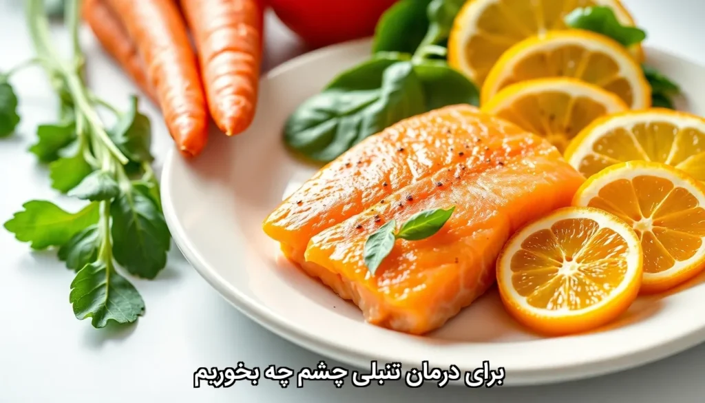 برای درمان تنبلی چشم چه بخوریم