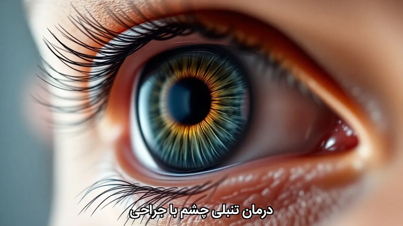 درمان تنبلی چشم با جراحی