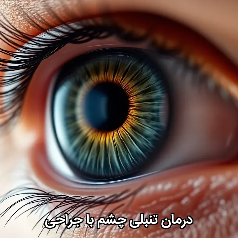 درمان تنبلی چشم با جراحی