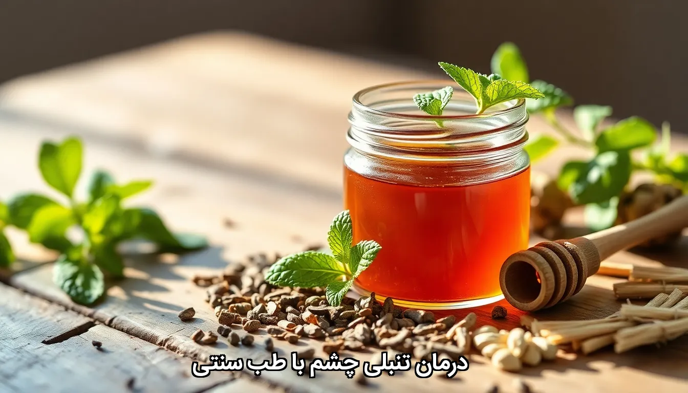 درمان تنبلی چشم با طب سنتی