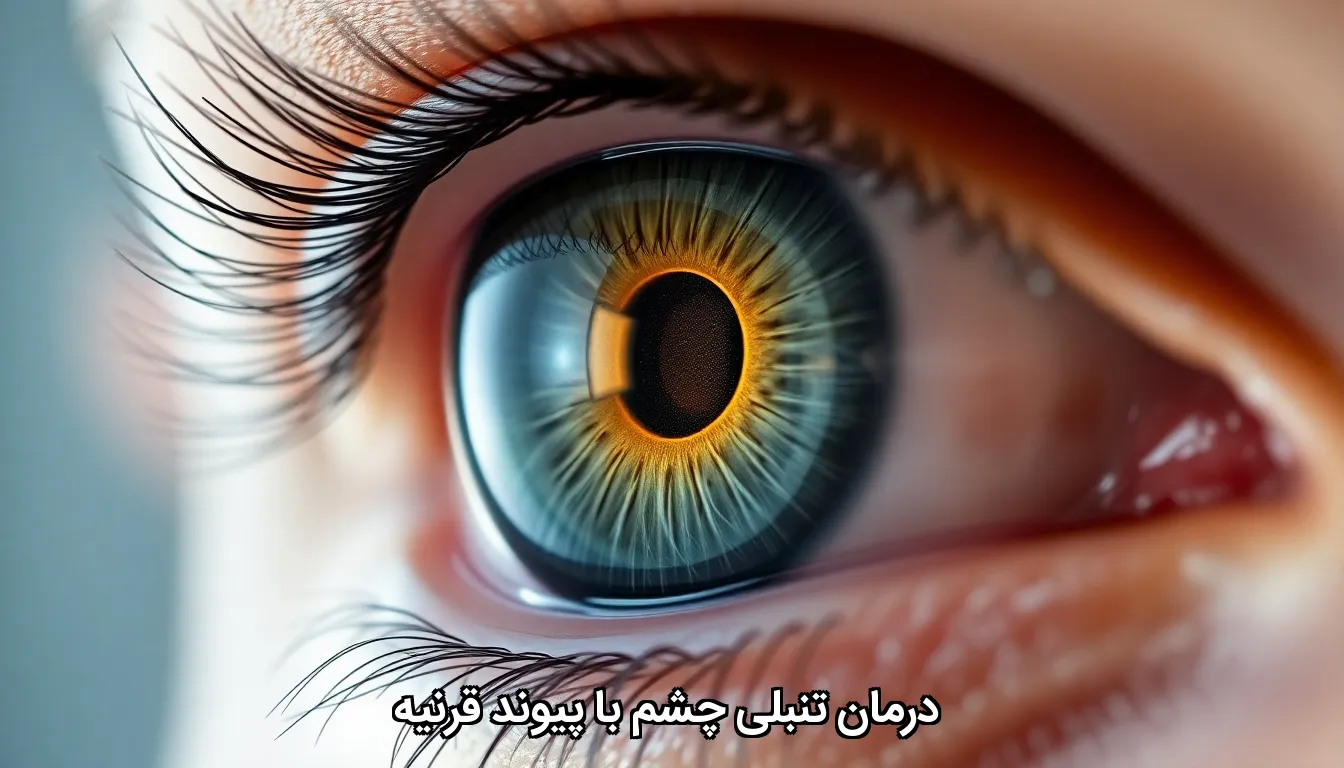 درمان تنبلی چشم با پیوند قرنیه