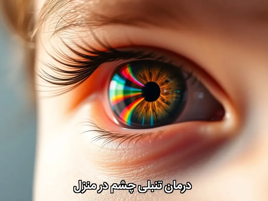 درمان تنبلی چشم در منزل