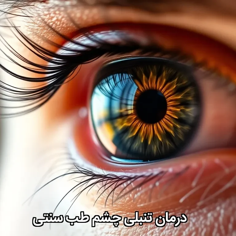 درمان تنبلی چشم طب سنتی