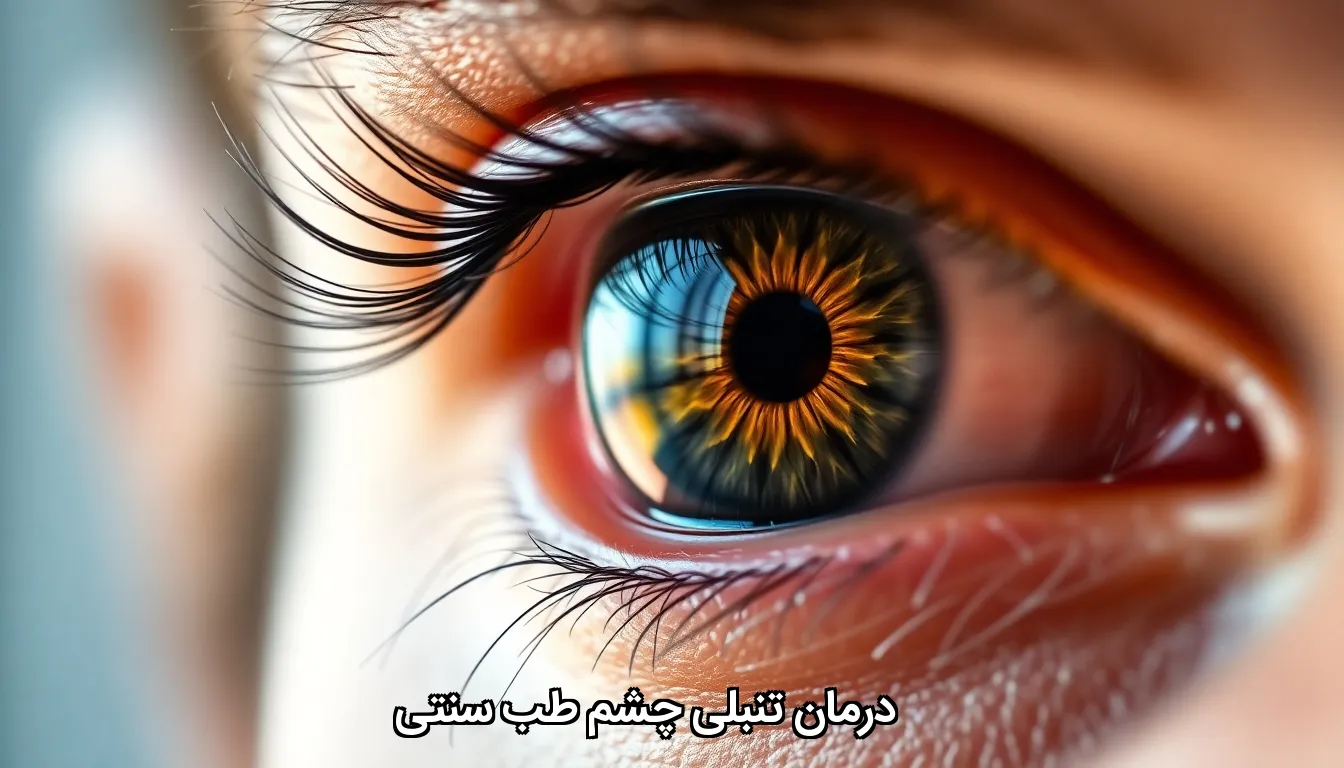 درمان تنبلی چشم طب سنتی