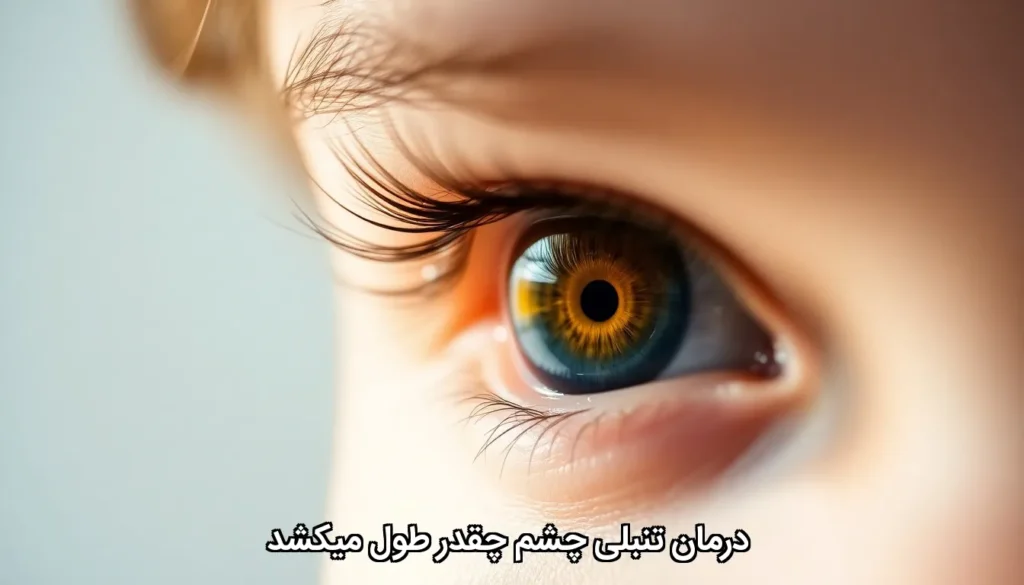 درمان تنبلی چشم چقدر طول میکشد