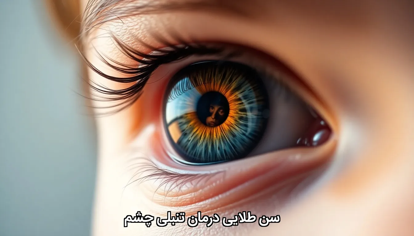 سن طلایی درمان تنبلی چشم