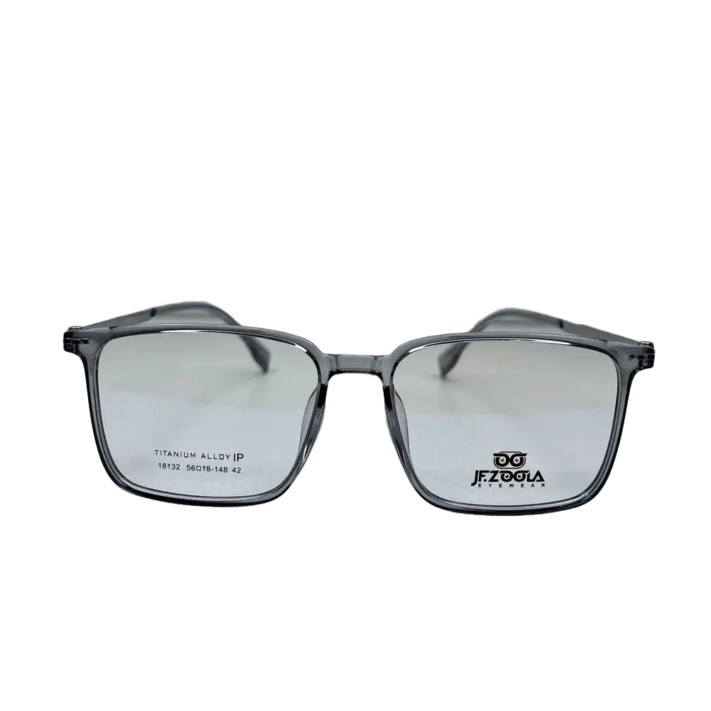 عینک طبی فریم فریم عینک طبی کائوچویی مردانه مستطیل JFZoola - Image 1