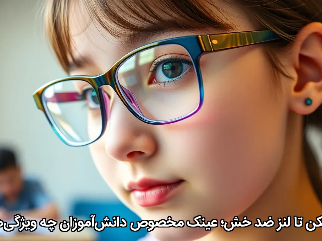 از فریم نشکن تا لنز ضد خش؛ عینک مخصوص دانش‌آموزان چه ویژگی‌هایی دارد؟