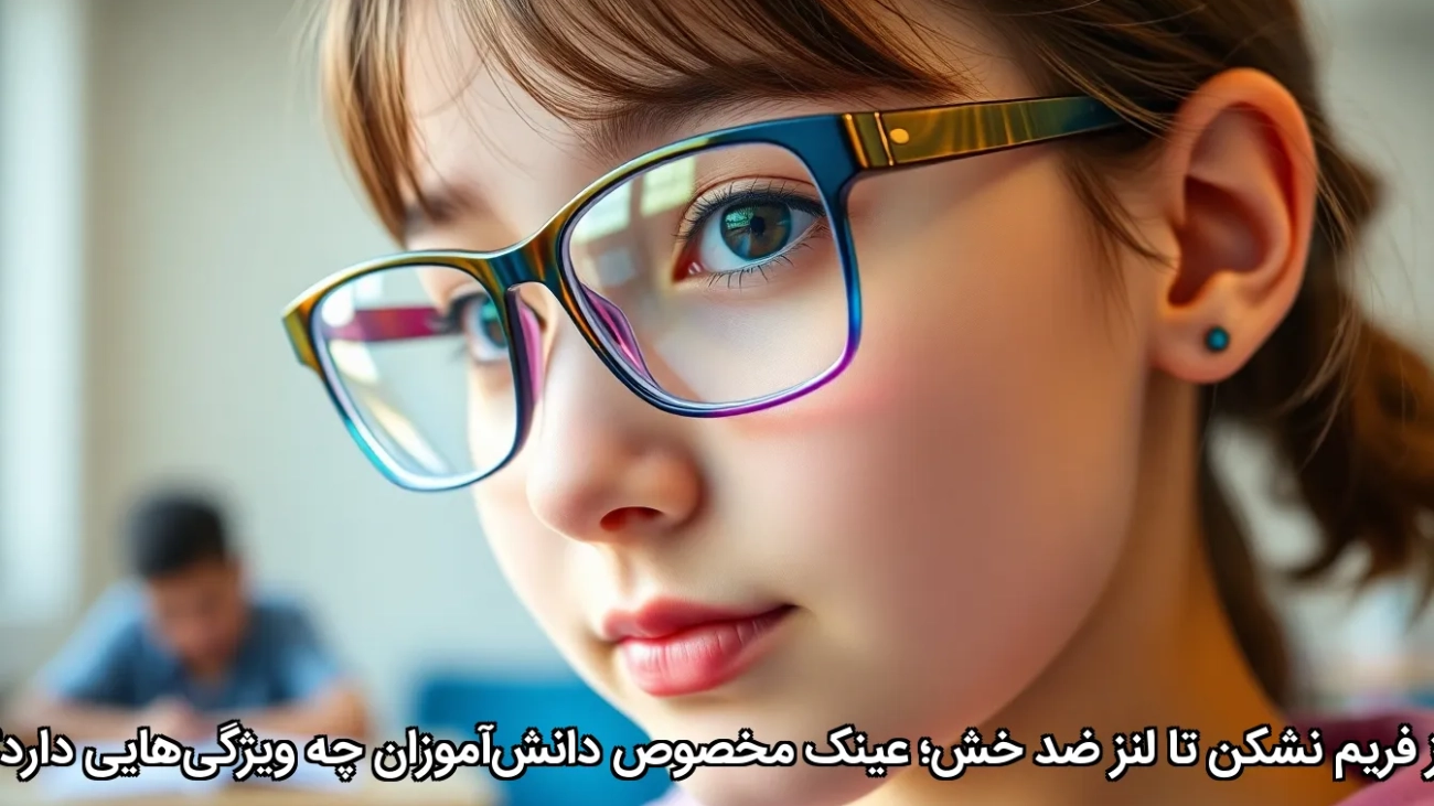 از فریم نشکن تا لنز ضد خش؛ عینک مخصوص دانش‌آموزان چه ویژگی‌هایی دارد؟