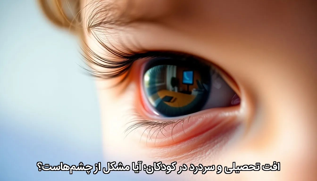 افت تحصیلی و سردرد در کودکان؛ آیا مشکل از چشم‌هاست؟