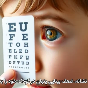 با این ۸ نشانه، ضعف بینایی پنهان در کودک خود را بشناسید!