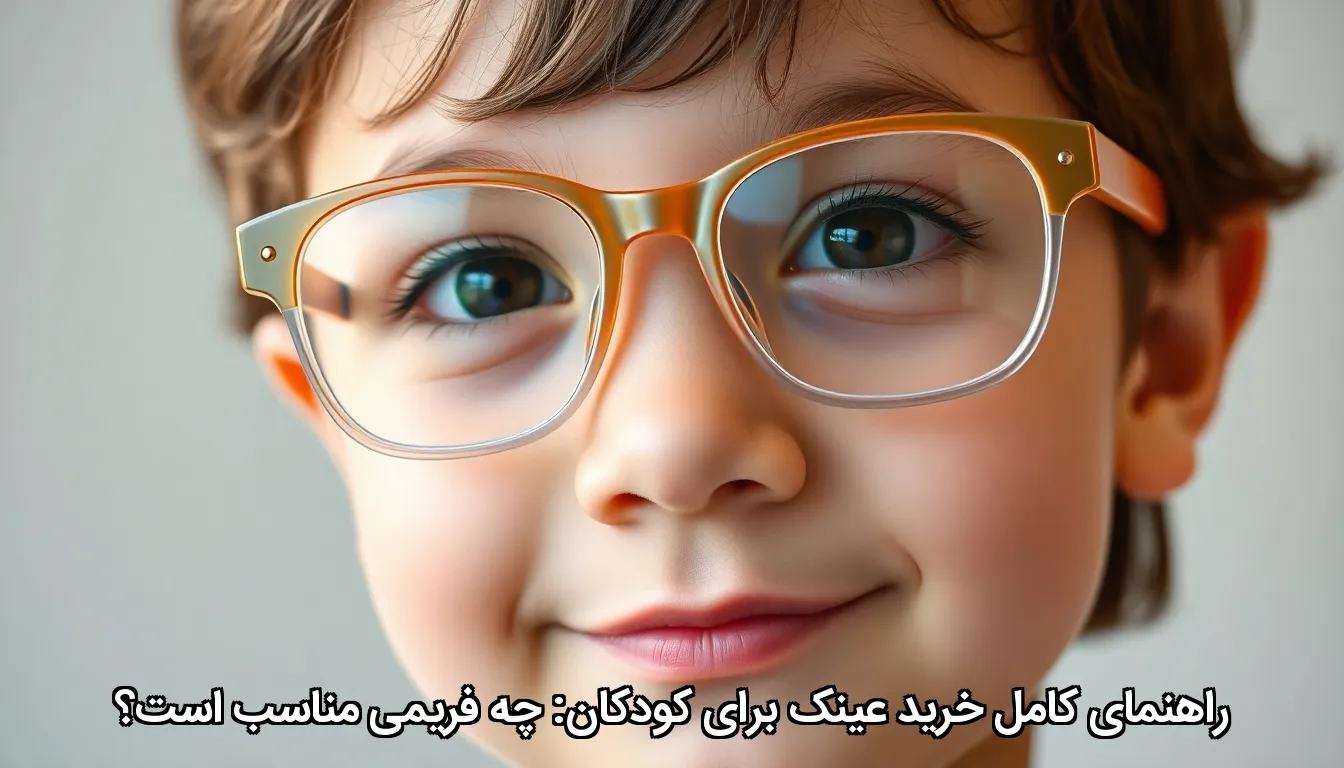 راهنمای کامل خرید عینک برای کودکان