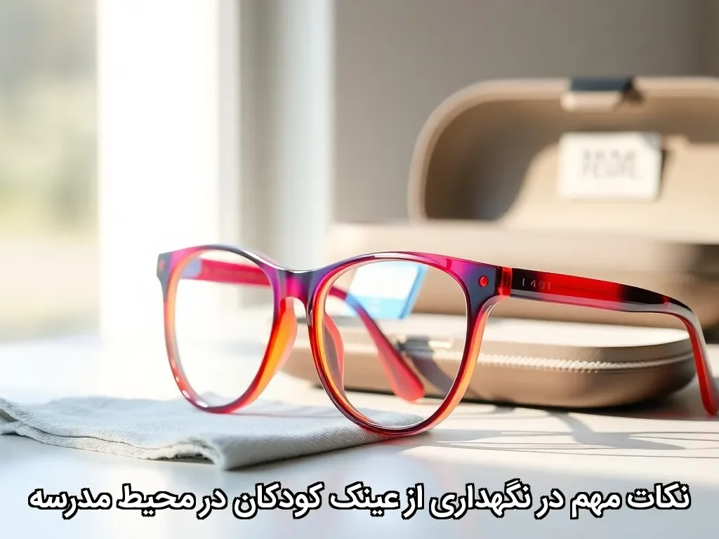 نکات مهم در نگهداری از عینک کودکان در محیط مدرسه