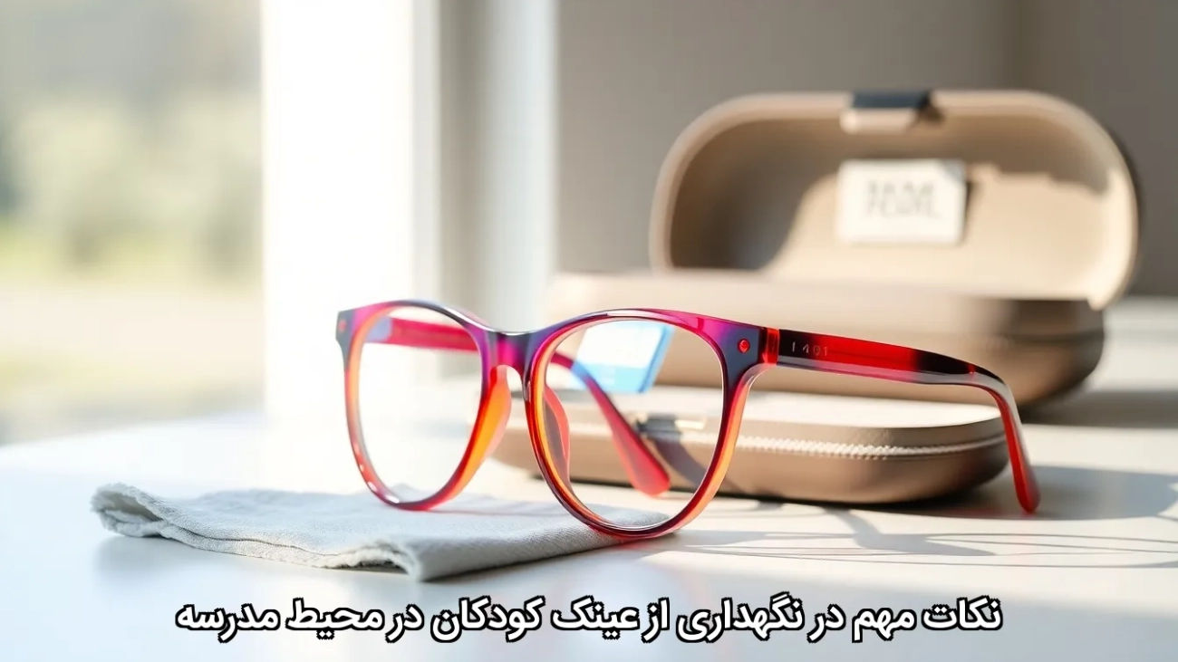 نکات مهم در نگهداری از عینک کودکان در محیط مدرسه