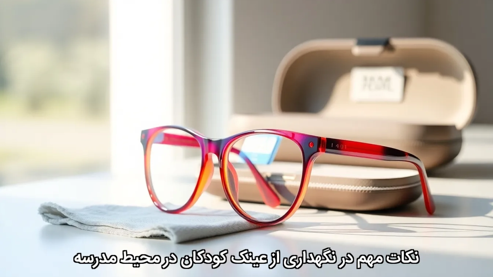 نکات مهم در نگهداری از عینک کودکان در محیط مدرسه