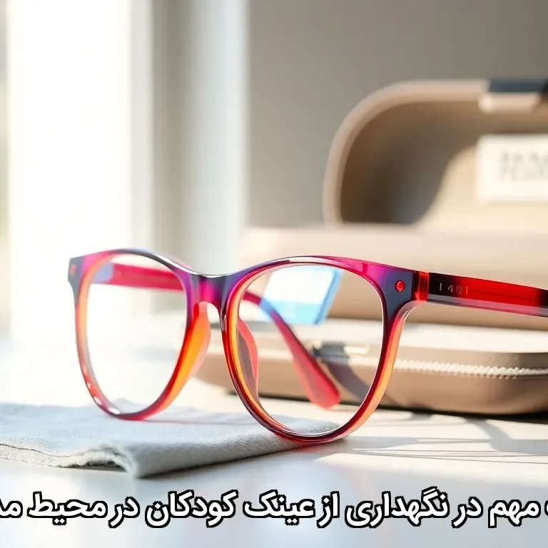نکات مهم در نگهداری از عینک کودکان در محیط مدرسه