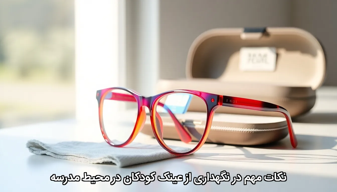 نکات مهم در نگهداری از عینک کودکان در محیط مدرسه