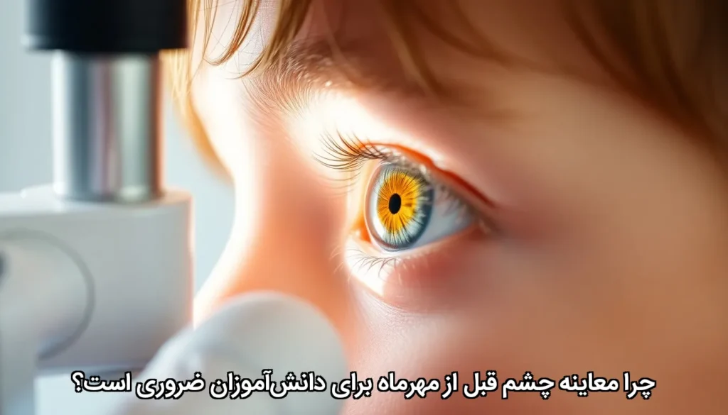 چرا معاینه چشم قبل از مهرماه برای دانش‌آموزان ضروری است؟