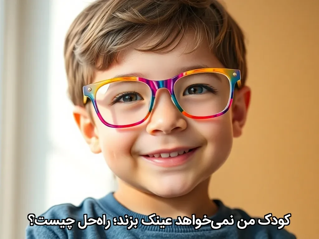 کودک من نمی‌خواهد عینک بزند؛ راه‌حل چیست؟