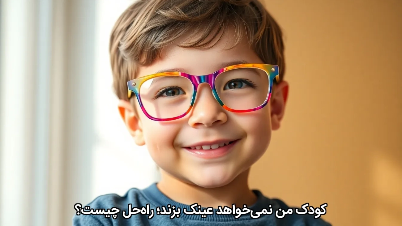کودک من نمی‌خواهد عینک بزند؛ راه‌حل چیست؟