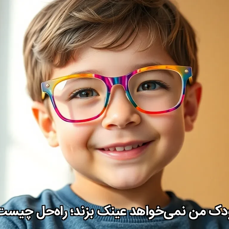 کودک من نمی‌خواهد عینک بزند؛ راه‌حل چیست؟