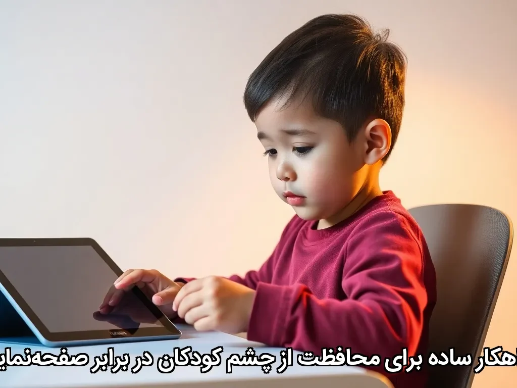۷ راهکار ساده برای محافظت از چشم کودکان در برابر صفحه‌نمایش