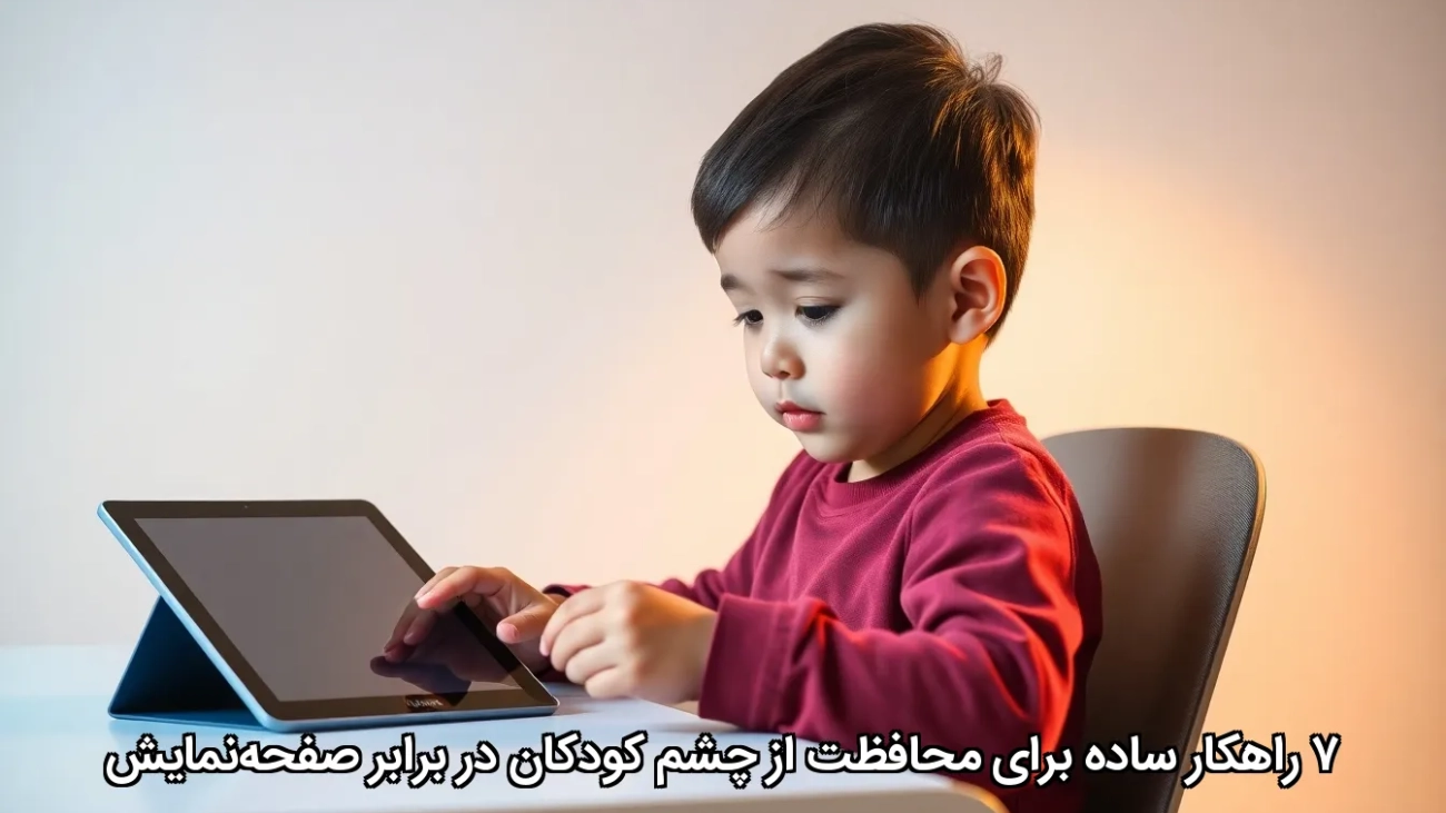 ۷ راهکار ساده برای محافظت از چشم کودکان در برابر صفحه‌نمایش