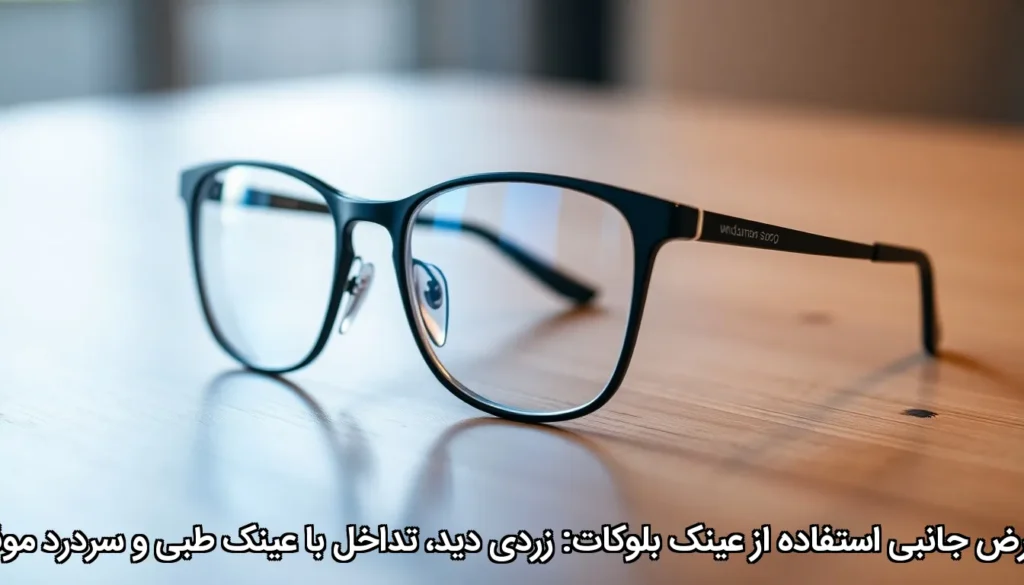 عوارض جانبی استفاده از عینک بلوکات
